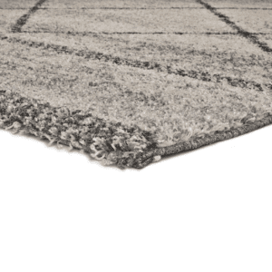 Alfombra Étnica de Estilo Nórdico Shaggy Kasbah 8626 Gris - Universal (3)