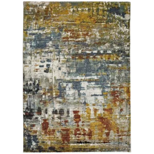 Alfombra Étnica de Estilo Vintage Abstracta Naia 22408 Multicolor - Universal (1)
