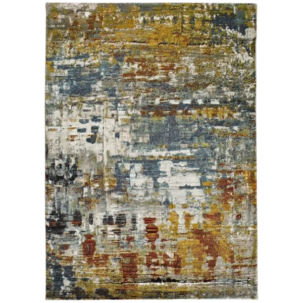 Alfombra Étnica de Estilo Vintage Abstracta Naia 22408 Multicolor - Universal (1)