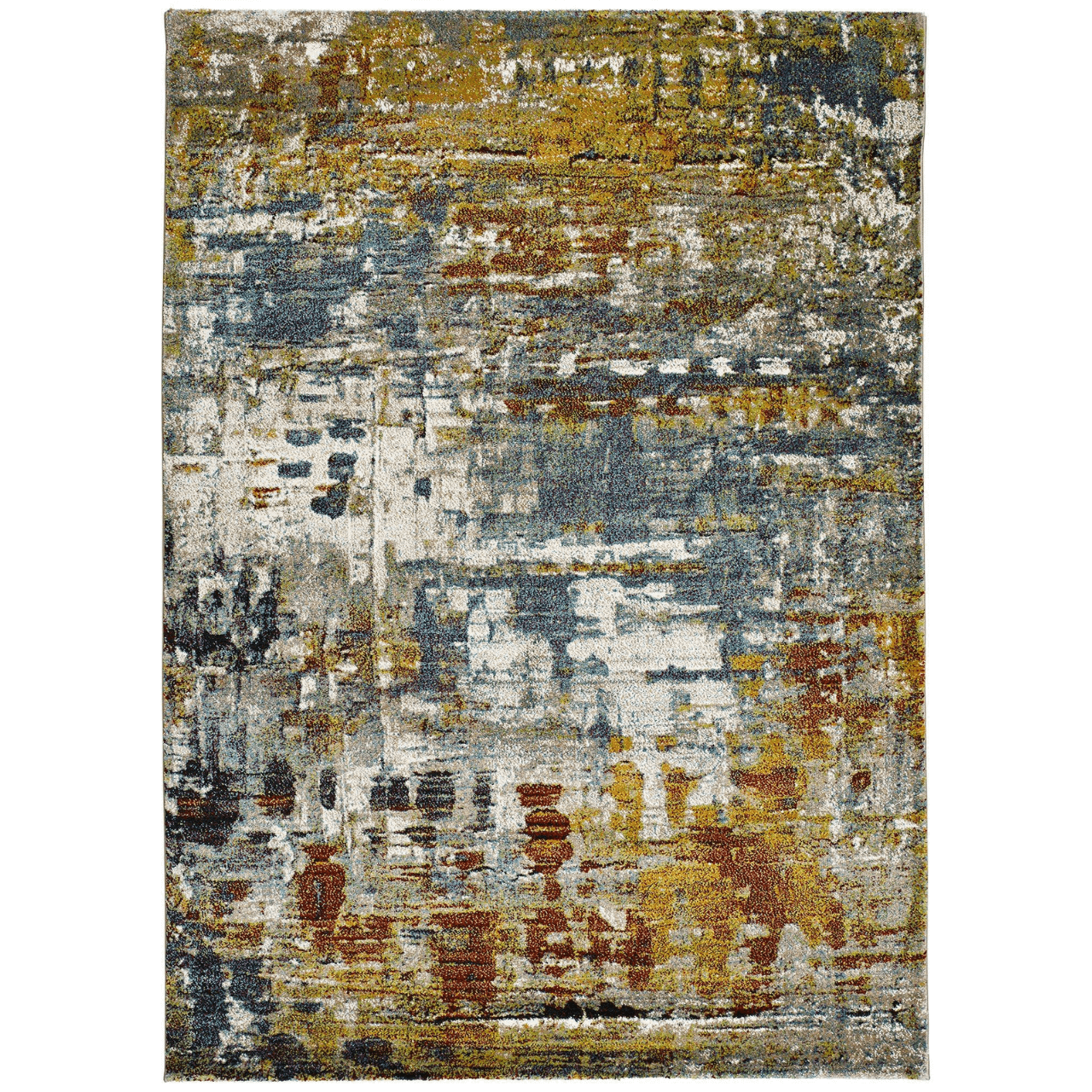 Alfombra Étnica de Estilo Vintage Abstracta Naia 22408 Multicolor - Universal (1)
