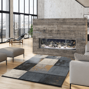 Alfombra Geométrica PatchWork Adra 12152 Gris - Universal (2)