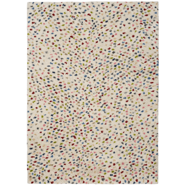 Alfombra Shaggy Con Motivo Étnicos Kasbah 8598 Multicolor - Universal