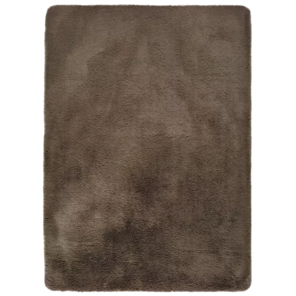 Alfombra Shaggy Lavable Alpaca Liso Visión - Universal (1)
