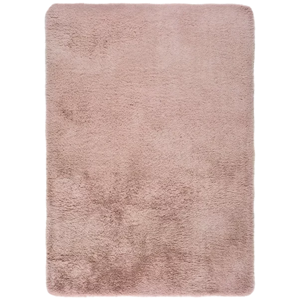 Alfombra Shaggy de Pelo Largo Alpaca Liso Maquillaje - Universal