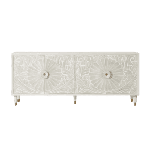 Aparador Madera Mango Puertas Talladas 190x40x80 - Giner y Colomer