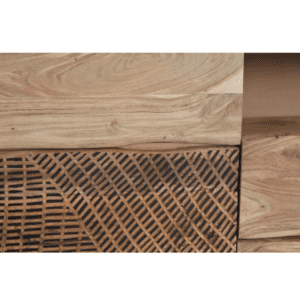 Aparador Tv en Madera de Acacia y Metal - Giner y Colomer - 4
