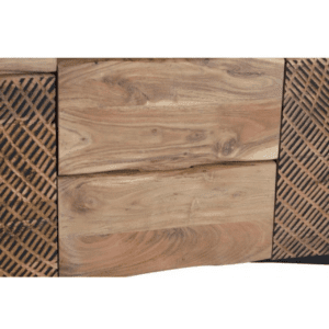 Aparador Tv en Madera de Acacia y Metal - Giner y Colomer - 5