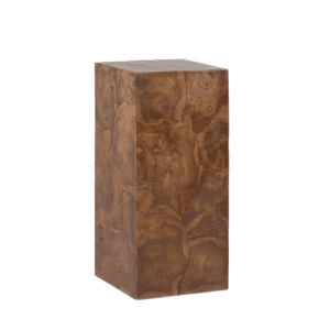 Pedestal de Trozos de Madera de Teca (1)