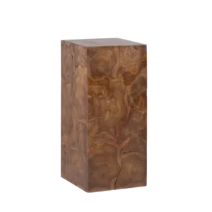 Pedestal de Trozos de Madera de Teca (1)
