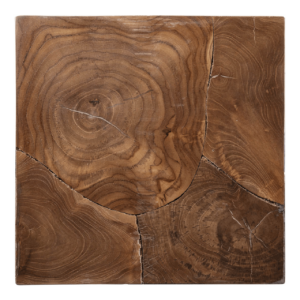 Pedestal de Trozos de Madera de Teca (3)