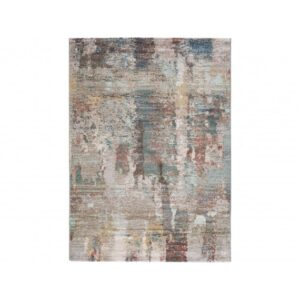 ALFOMBRA ABSTRACTA DE ESTILO VINTAGE AMIRA 20073 MULTI UNITRAMA