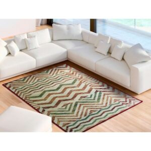 ALFOMBRA GEOMÉTRICA BELGA 9788 MULTI UNITRAMA
