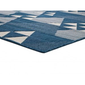 ALFOMBRA GEOMÉTRICA CLHOE 20409 AZUL UNITRAMA