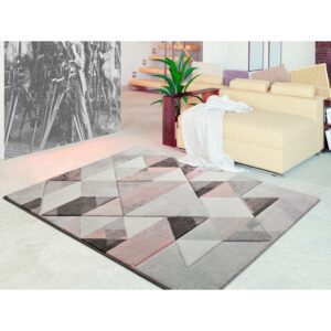 ALFOMBRA GEOMÉTRICA PINKY 22405 MULTI UNITRAMA