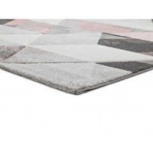 ALFOMBRA GEOMÉTRICA PINKY 22405 MULTI UNITRAMA