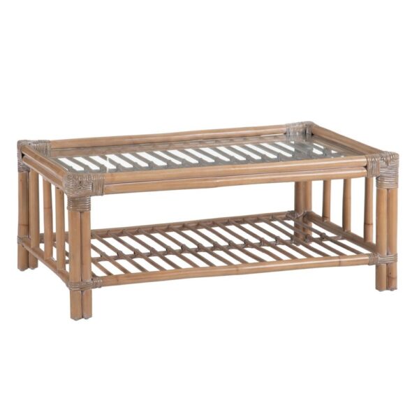 mesa-centro-natural-ratán-cristal-100-x-60-x-40-cm