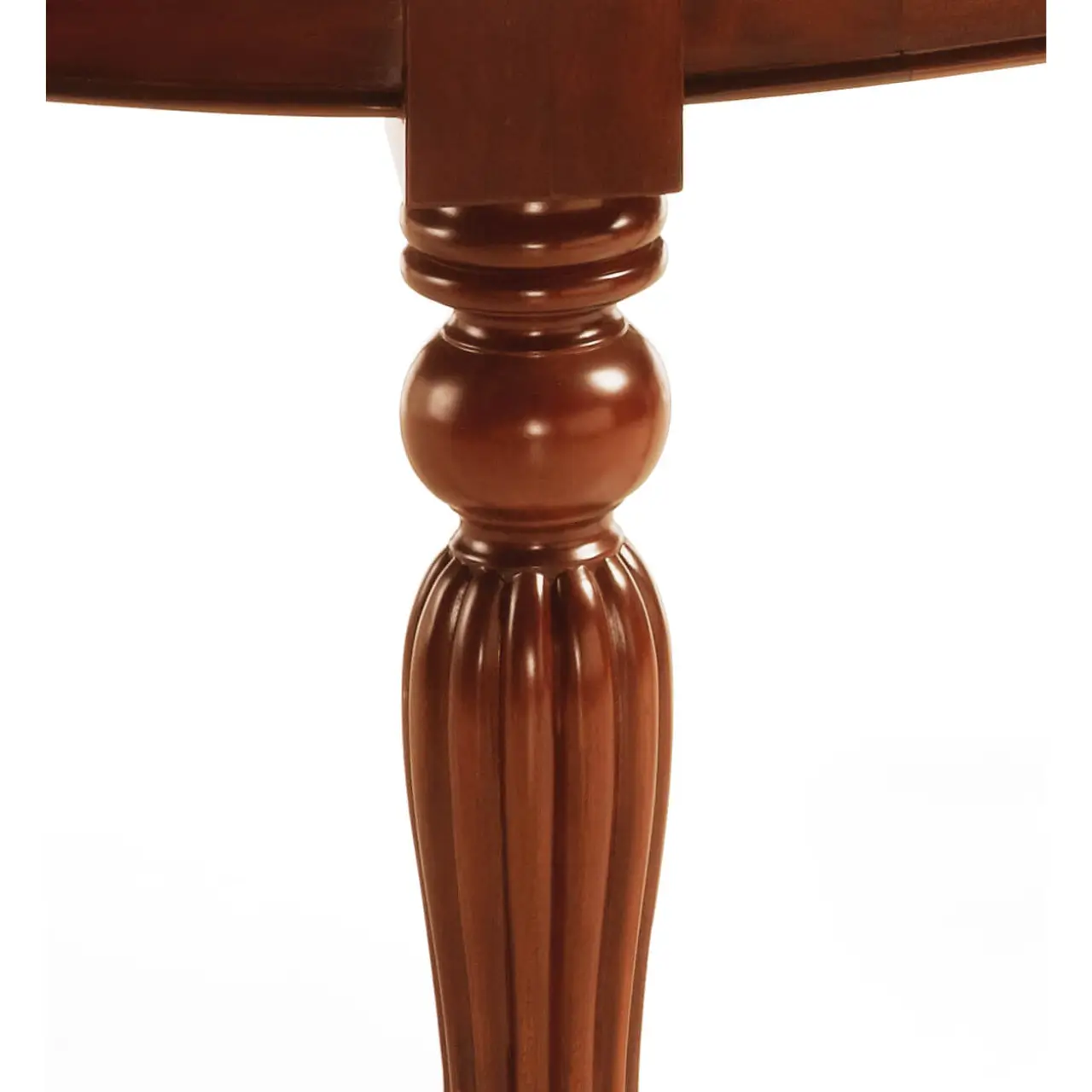 Mesa Comedor Ovalada Extensible Con Ruedas Mod. Victorian Madera Caoba Colección Vintage 160240x110x80 Cm - Moycor (5)