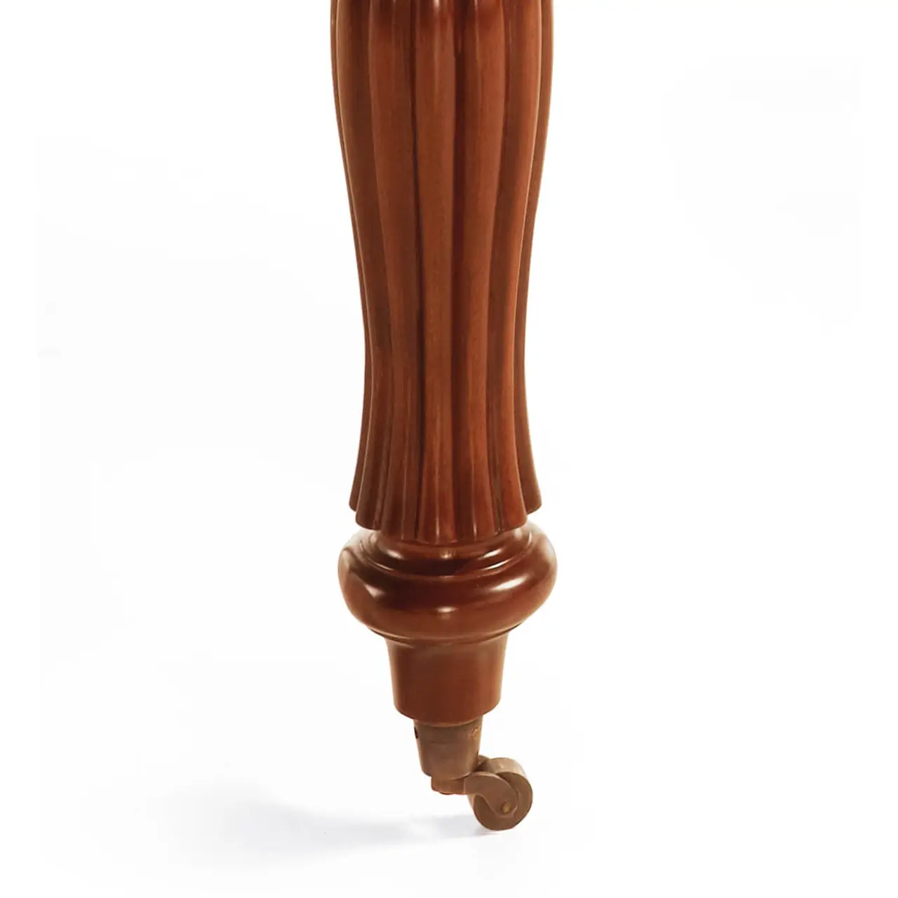 Mesa Comedor Ovalada Extensible Con Ruedas Mod. Victorian Madera Caoba Colección Vintage 160240x110x80 Cm - Moycor (6)