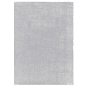 Alfombra Lisa tipo Shaggy Loft Liso Plata - Universal (1)