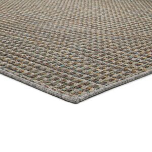 Alfombra Lisa Indoor-Outdoor Asia 8227 Plata