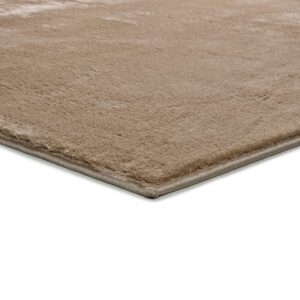 Alfombra Lisa tipo shaggy Loft Liso Beig UNITRAMA