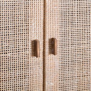 ARMARIO NATURAL LAVADO MADERA MINDI 100 X 40 X 165 CM IXIA