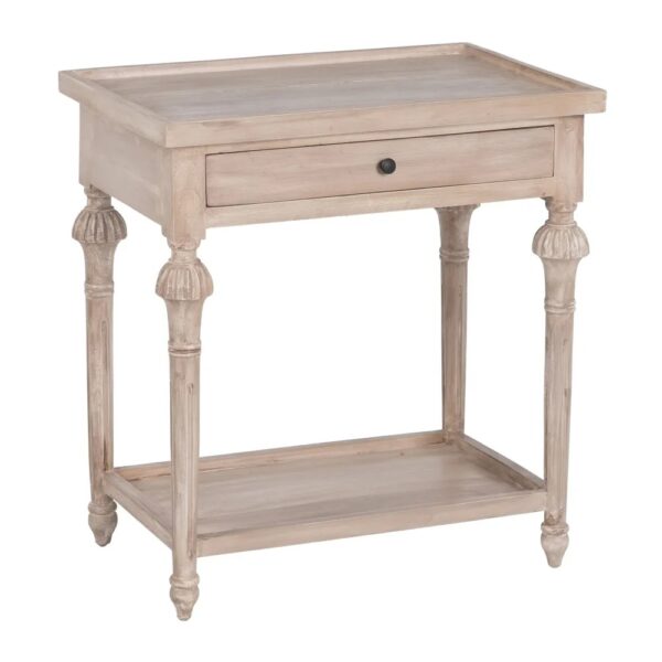 CONSOLA NATURAL MADERA MINDI 72 X 47 X 77 CM IXIA