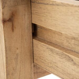 MESITA NATURAL MADERA MINDI DORMITORIO IXIA