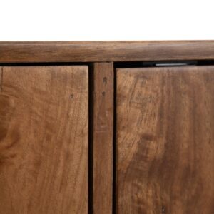 ARMARIO MARRÓN MADERA DE MANGO SALÓN 105 X 43 X 180 CM IXIA