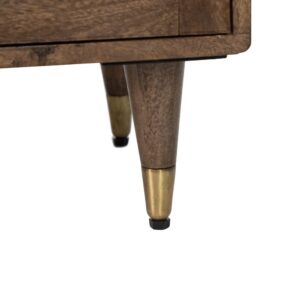 MUEBLE TV NATURAL MADERA-RATÁN SALÓN 130 X 38 X 58 CM IXIA