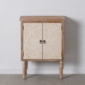 ARMARIO NATURAL-BLANCO MADERA 64 X 37 X 86 CM IXIA