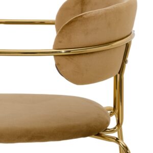 PACK 2 SILLAS TEJIDO-METAL SALÓN 53,50 X 53 X 78 CM IXIA