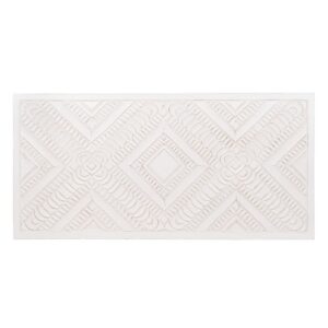 CABECERO BLANCO ROZADO DM DORMITORIO 160 X 80 CM IXIA