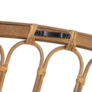 CABECERO NATURAL FIBRA NATURAL / MADERA 160 X 60 CM IXIA