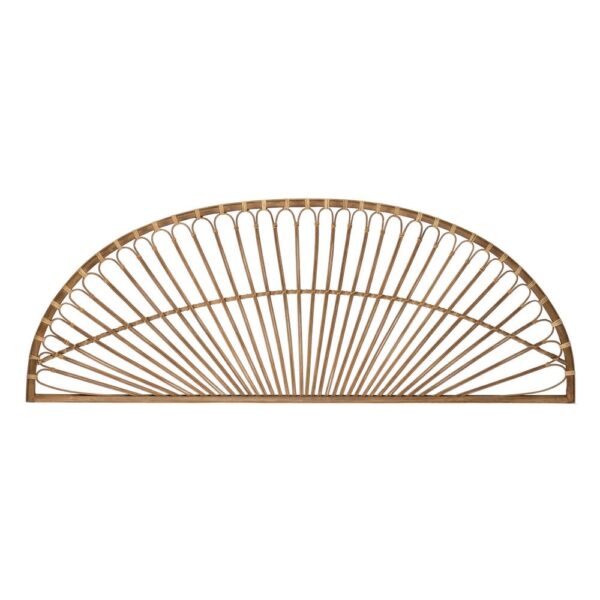 CABECERO NATURAL FIBRA NATURAL / MADERA 160 X 60 CM IXIA