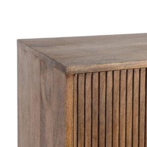 ARMARIO MARRÓN MADERA DE MANGO SALÓN 120 X 40 X 180 CM IXIA