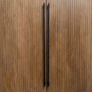 ARMARIO MARRÓN MADERA DE MANGO SALÓN 120 X 40 X 180 CM IXIA