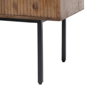 ARMARIO MARRÓN MADERA DE MANGO SALÓN 120 X 40 X 180 CM IXIA