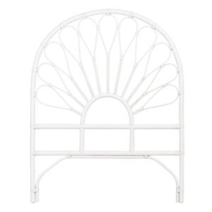 CABECERO BLANCO RATÁN DORMITORIO 100 X 3 X 125 CM IXIA