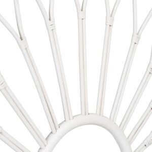 CABECERO BLANCO RATÁN DORMITORIO 100 X 3 X 125 CM IXIA