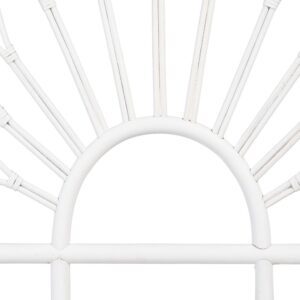 CABECERO BLANCO RATÁN DORMITORIO 100 X 3 X 125 CM IXIA