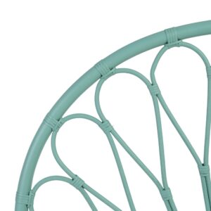 CABECERO VERDE RATÁN DORMITORIO 100 X 3 X 125 CM IXIA