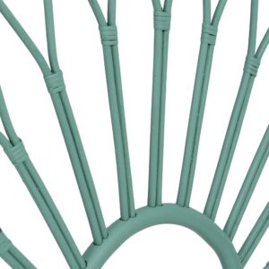 CABECERO VERDE RATÁN DORMITORIO 100 X 3 X 125 CM IXIA