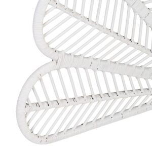 CABECERO BLANCO RATÁN DORMITORIO 160 X 3 X 87 CM IXIA