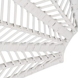 CABECERO BLANCO RATÁN DORMITORIO 160 X 3 X 87 CM IXIA