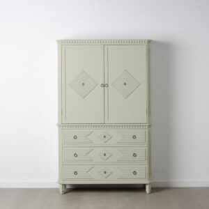ARMARIO VERDE CLARO DM-MADERA 110 X 40 X 180 CM IXIA