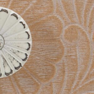 CONSOLA BLANCO-NATURAL MADERA DE PINO 110 X 40 X 77 CM IXIA