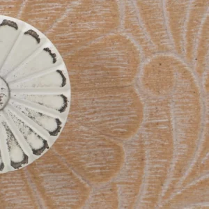 CONSOLA BLANCO-NATURAL MADERA DE PINO 90 X 40 X 77 CM IXIA