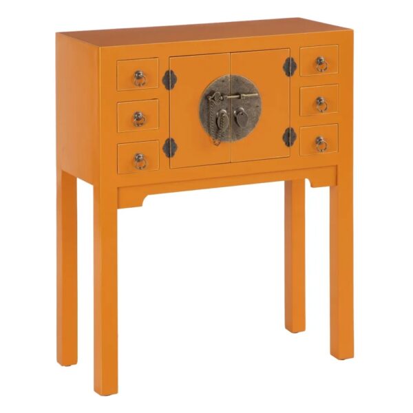 CONSOLA CALABAZA DM ''ORIENTE'' ENTRADA 63 X 26 X 80 CM IXIA