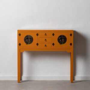 CONSOLA CALABAZA DM ''ORIENTE'' ENTRADA 95 X 26 X 90 CM IXIA